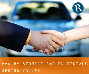 AAA RV STORAGE & Rv RENTALS (Spring Valley)