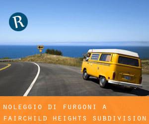 Noleggio di Furgoni a Fairchild Heights Subdivision