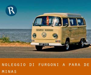 Noleggio di Furgoni a Pará de Minas Noleggio di Furgoni a Pará de Minas