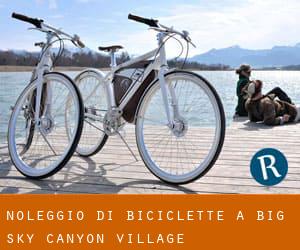 Noleggio di Biciclette a Big Sky Canyon Village