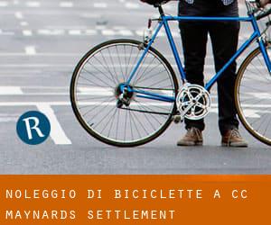 Noleggio di Biciclette a CC Maynards Settlement