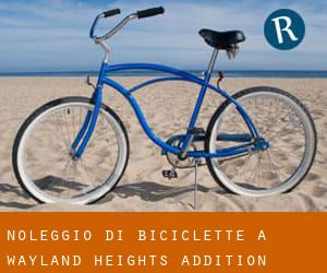 Noleggio di Biciclette a Wayland Heights Addition