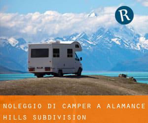 Noleggio di Camper a Alamance Hills Subdivision
